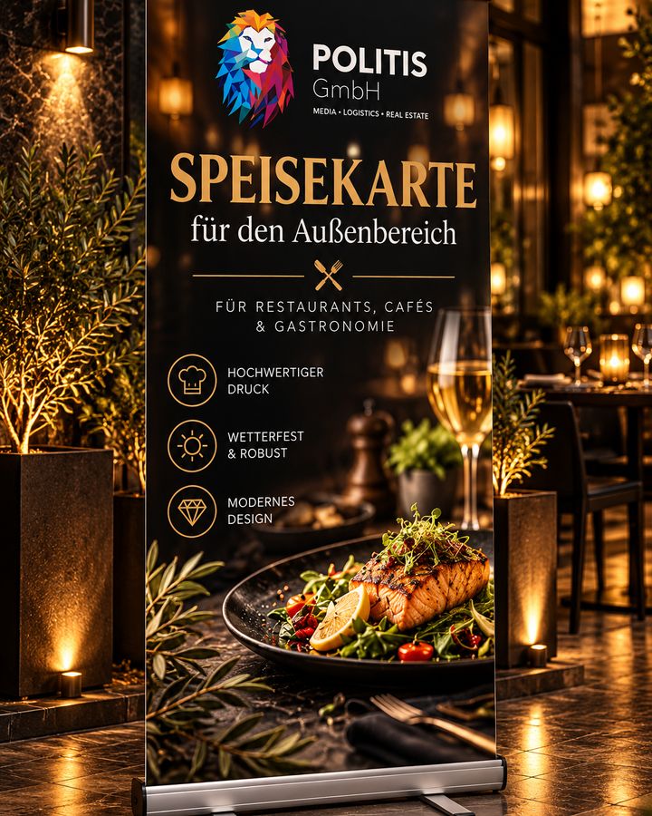 Roll-up-Banner für den Außenbereich
